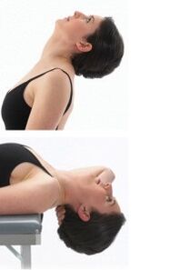 gimnasia para el cuello para la osteocondrosis